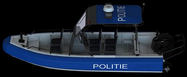 GALAXY RIB Trident T7 - Police